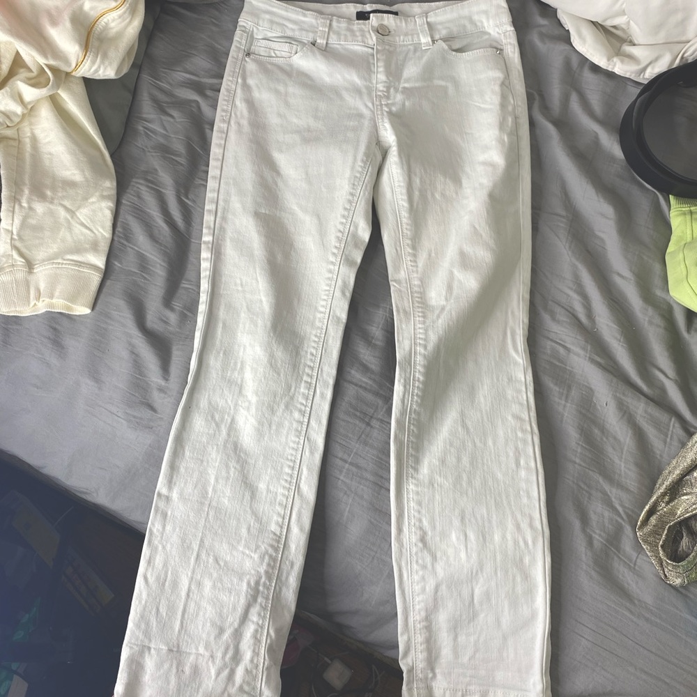 White House Black Market Slim Ankle White Jeans‼️ - Picture 8 of 15